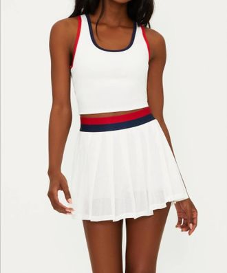 Beach Riot Ash Racerback Top In Cherry Indigo Colorblock