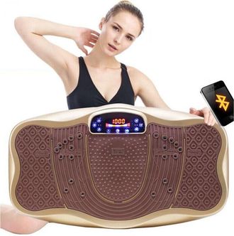 Trade Shop Pedana Vibrante Con Bluetooth Massaggiante Fitness Display Sussultoria Perdipeso - - Trade Shop Traesio