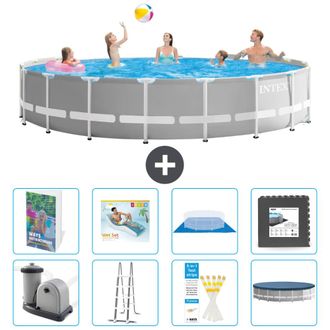 Intex Piscina Prism Frame Redonda - 549x122 Cm - 9-piezas S533