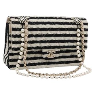 Chanel Pre-owned Vintage Cotton Jersey Shoulder Bag - Dames - Pre-owned - Veelkleurig - Maat: ONE Size Jersey