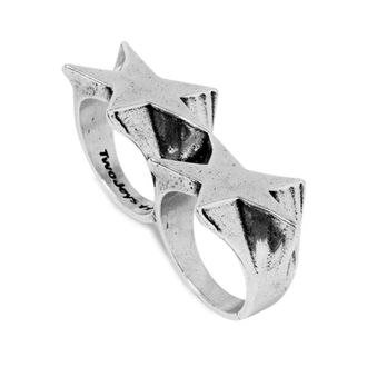 TwoJeys Rings, unisex, Gray, Size: 59 MM Superstar Knuckle Ring