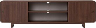 Hanah Home Modern Walnut Tv Stand
