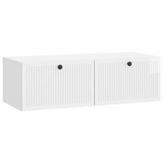 vidaXL Mueble Para Tv De Pared Brillante 98 X 41 X 30 Cm Vidaxl