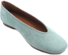 Gentle Souls Willow Woven Flat in Blue Suede at Nordstrom Rack, Size 7.5