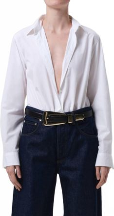 Citizens Of Humanity Avni Slim Shirt In White