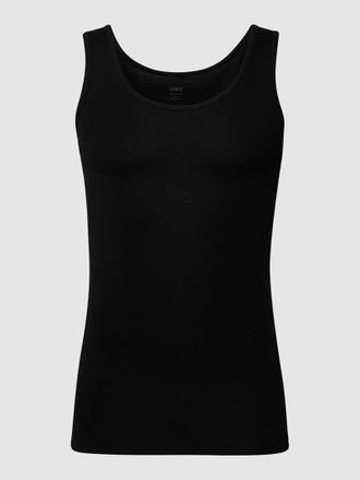 Mey Mey Tanktop im unifarbenen Design in Black, Größe XL