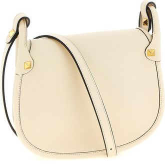 Valentino Garavani Womens White Calfskin Shoulder Bag