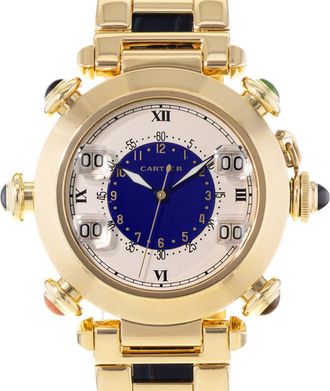 Cartier Pre-owned Cartier Pasha Golf Quartz Silver Dial Mens Watch W30010C1