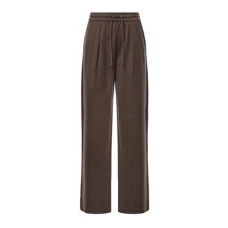Max Mara Wide Trousers - female - Max Mara - Wide Trousers - Brown - XS - Trousers