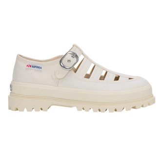 Superga Womens/Ladies 3541 Alpina Gurkha Fisherman Sandals (Off White) - Size UK 6.5