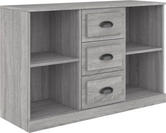 vidaXL Sideboard Grey Sonoma 104.5x35.5x67.5 cm Engineered Wood vidaXL