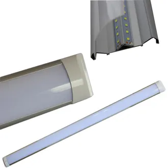 Trade Shop Trade Shop Traesio - Plafoniera Applique A Led Slim Smd Soffitto Lampada Profilo Spessore 27mm Luce - -bianco Freddo 150 Cm