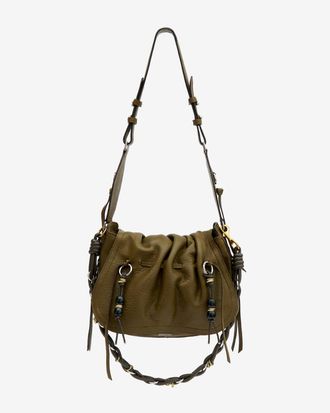 Isabel Marant Bolton Bag In Grained Leather - Khaki - Isabel Marant