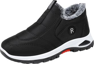 Generic Womens Boots Winter Warm Boots Weather Comfortable and Ankle Boots for Women Size 4 (Black, 5.5)