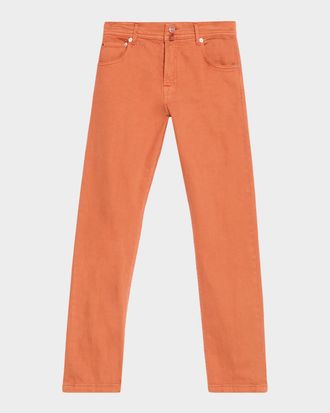 Kiton Men & apos;s Kurabo Slim Stretch Five-Pocket Pants
