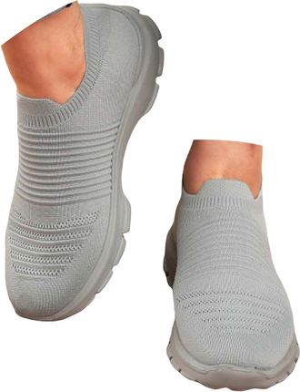 Generic Womens Slip On Sneakers Mesh Breathable Walking Shoes Non Slip Casual Lightweight Tennis Workout Athletic Running Sports Sock Shoes Womens Fashion Ort