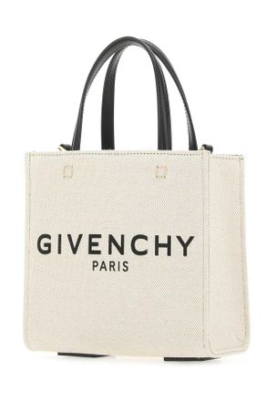 Givenchy Womens Ivory Canvas Mini G-Tote Handbag 255 Borse A Mano