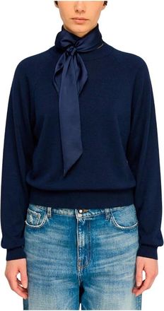 Semicouture Maglia Kathi - Knitwear - Mujer - Azul - M