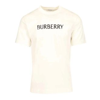 Burberry Seth T-shirt - male - Burberry - T-Shirts - White - S - Tops