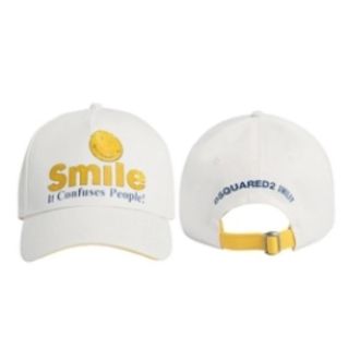 Dsquared2 Caps, male, White, Size: ONE SIZE Dsquared2 Hats