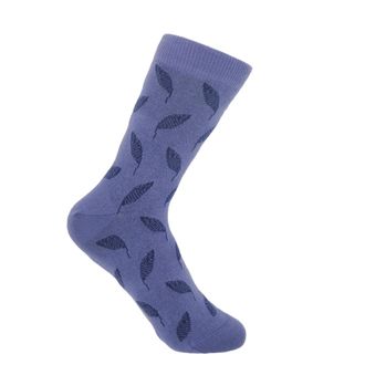 Peper Harow Leaf Womens Socks - Navy