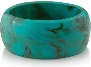 Jardin Resin Hinge Cuff Bracelet in Turquoise at Nordstrom Rack