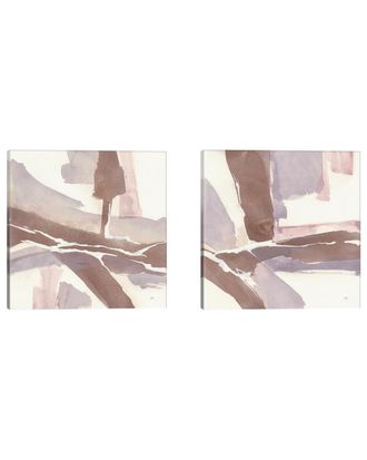 iCanvas Icanvas White And Placid Diptych Canvas Set By Chris Paschke