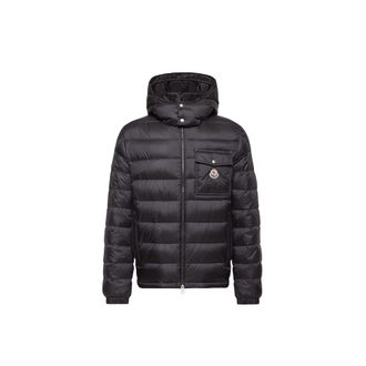 Moncler Moncler Verith Hooded Short Down Jacket, Men, Blue, Size: 1