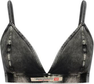 Diesel Dames, Ondergoed, Grijs, Maat: M Denim