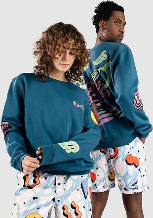 THE DUDES Swizzlehead Classic Sweater blau