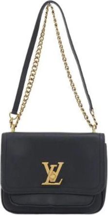 Louis Vuitton Pre-owned Lockme Calf Shoulder Bag - Dames - Vintage Schoudertas - Zwart - ONE Size - Leer - Vintage
