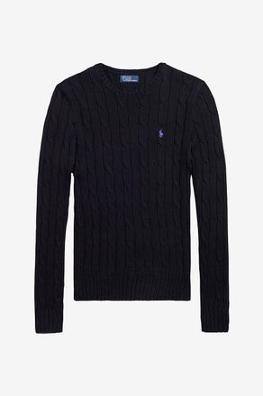 Polo Ralph Lauren Zopfstrickpullover aus Baumwolle Pony