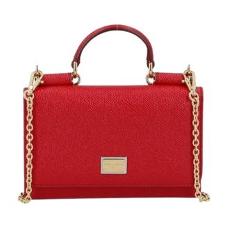 Dolce & Gabbana Pre-owned Sicily VON BAG Schoudertas - Dames - Vintage Mini Tas - Rood - ONE Size - Vintage