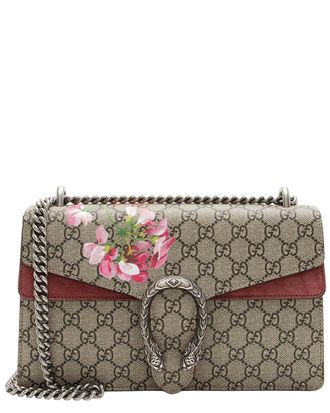 Gucci Gg Supreme Blooms Dionysus Medium Shoulder Bag (Authentic Pre-Loved)