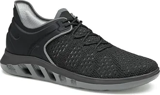 Johnston & Murphy Activate Knit U Throat Mens Shoes Black Knit/Dark Gray Lycra : 10 M (D)
