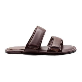 Gia Borghini Sliders, female, Brown, Size: 11 US Julianne Sandals