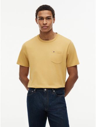 Tommy Hilfiger Mens Everyday Pocket T-Shirt - Beige - XXXL