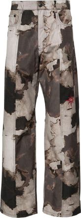 Kusikohc Burn trousers - unisex - Cotton/Polyester/Cotton - S - Neutrals
