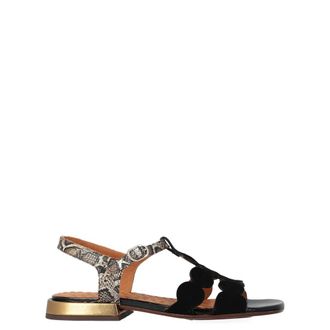 Chie Mihara Flat Sandals, female, Black, Size: 10 US Tyka Sandal