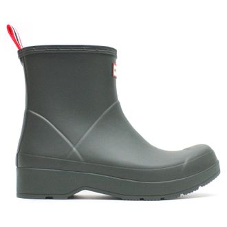 Hunter Play Short Wellington Rubber Mens Wellingtons Boots - Arctic Moss - Size:UK 11