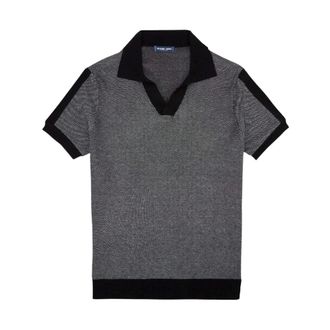 Frescobol Carioca Tops, Heren, Grijs, L, Katoen, Rino Knit Polo