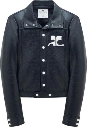Courr&egrave;ges Reedition Vinyl Jacket - Heren - Zomerjassen - Blauw - L - Katoen - Jassen