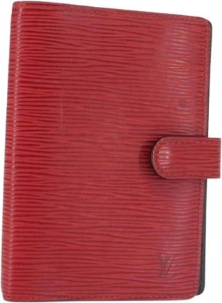 Louis Vuitton Pre-owned Accessories, female, Red, Size: ONE SIZE Pre-owned Day Planner Cover