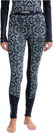 Helly Hansen Lifa Merino Midweight Leggings - Dames - Trainingsleggings - Blauw - XS - Wol - Fitness
