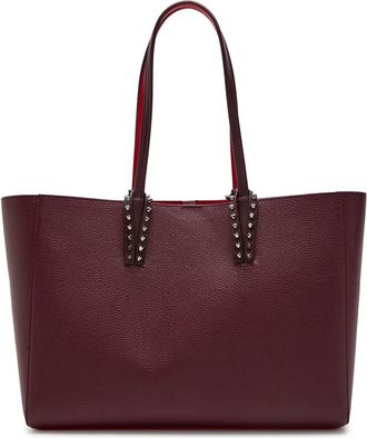 Christian Louboutin Cabata Small Grained Leather Tote bag - Brown - One Size