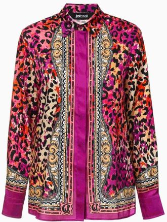 Just Cavalli Overhemden - Dames - Overhemden - Veelkleurig - XS - Overhemden