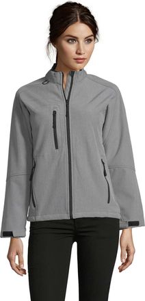 SOLS Dames/Dames Roxy Soft Shell Jas (Grijze Melange)