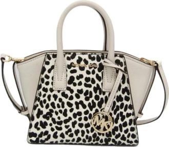 Michael Kors Pre-owned Avril Mini Bag - Dames - Vintage Mini Tas - Wit - ONE Size - Leer - Vintage