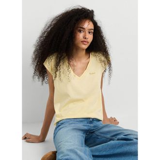 Pepe Jeans London T-shirt met korte mouwen en V-hals