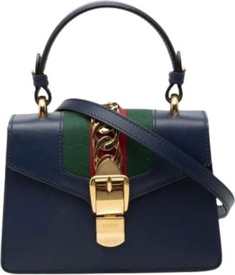 Gucci Pre-owned Sylvie Mini Bag - - Pre-owned - Donna - Blu - ONE SIZE